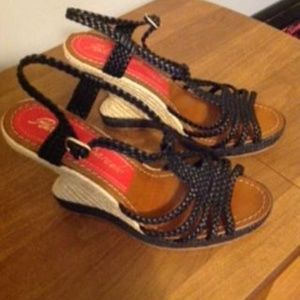 Paloma Barcelo Espadrille Wedge Sandals.